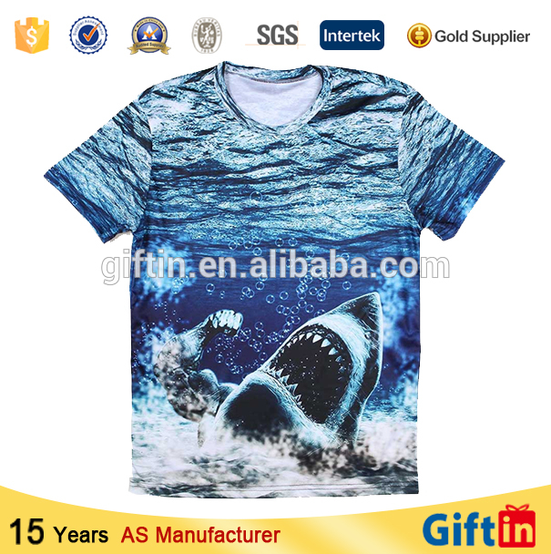 Renewable Design for Low MOQ Men Short Sleeve Sports Gym T Shirt 3D Sublimation Print T Shirt for Mens with Custom Private Label