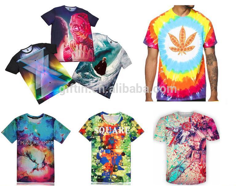 All Over Print T Shirts Sublimation Printing, China Manufacturer Custom T Shirt Printing