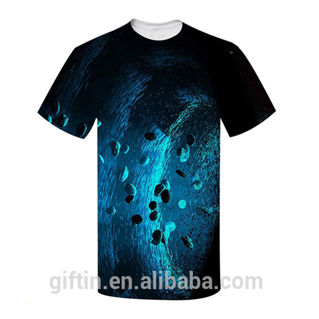 Factory making Dry Fit Custom Sublimation Printing T-Shirt
