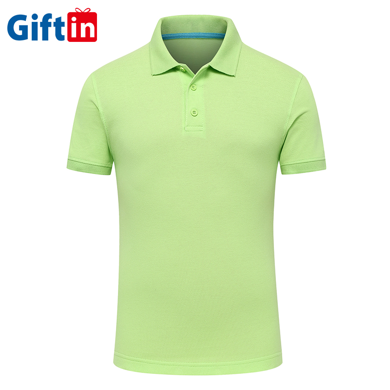 China Gold Supplier for Shirt Running - 10 Plain Colors 100% Cotton Breathable Promotional Best Quality Embroidery Printing Logo Plain  T shirt Custom Print Polo – Gift